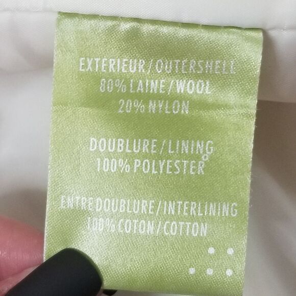 Soia & Kyo Cream Belted Wool Peacoat - Picture 10 of 14